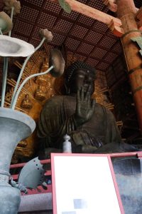 Buddha, who is much taller than me.