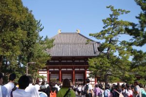 The entrance gate to the shrine
