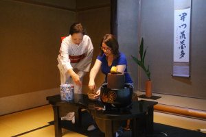 I'm pretty sure I was upsetting her with my poor whisking skills.