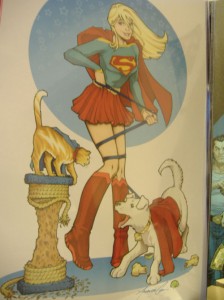 Supergirl and some crazy super petz