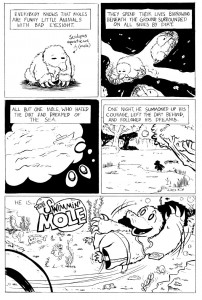 The Swimmin' Mole, Page 1