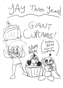 Fizzlebit 3 Years = Cupcakes!