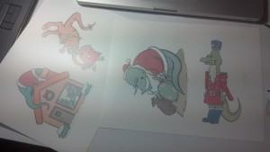 The printed ornaments usually fit two per page at 50% bigger than what their final size will be The printed ornaments usually fit two per page at 50% bigger than what their final size will be