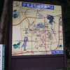 A map of the grounds surrounding the ninja museum.