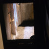 A secret underground passage hidden in a closet of the ninja house.