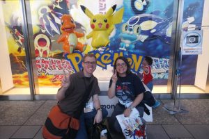 A random Small Child wandered into our photo, but that's okay because he likes Pokemon too.