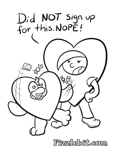 Heart costumes seem kinda awkward to move in