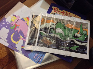 That's a Sharkasaurus! And a Unishark, among other shark prints.