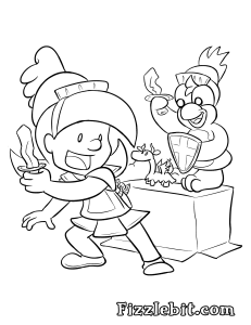 Paladins usually have cardboard castles.