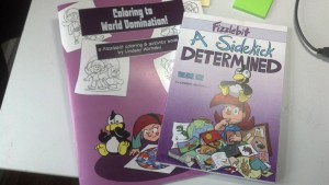 WHAT?! Proofs for a real-life printed comic AND coloring book?!