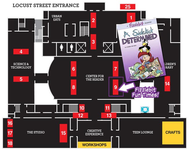 My table spot at the SLPL Comic Con!