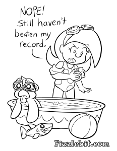 Laps in the kiddie pool are tricky.