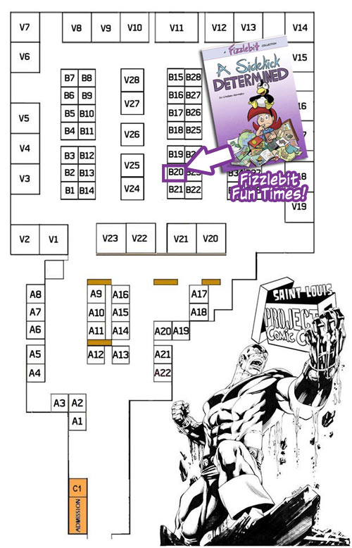 Find me at Project Comic Con at table B20!
