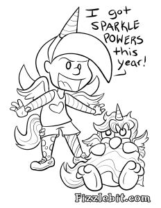 Sparkle powers create great victory!