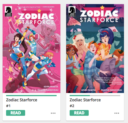 My two digital copies of Zodiac Starforce - the reading bars are wrong, as I have re-read them twice