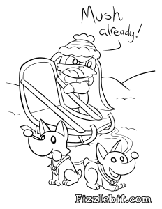 McTuffin isn't a very good dog sled instructor.