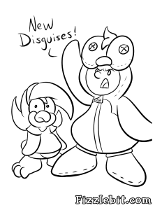 Not sure how Lydia found a wig that matched her hair for Fizzlebit.