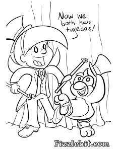 Matching tuxedos are the best tuxedos!